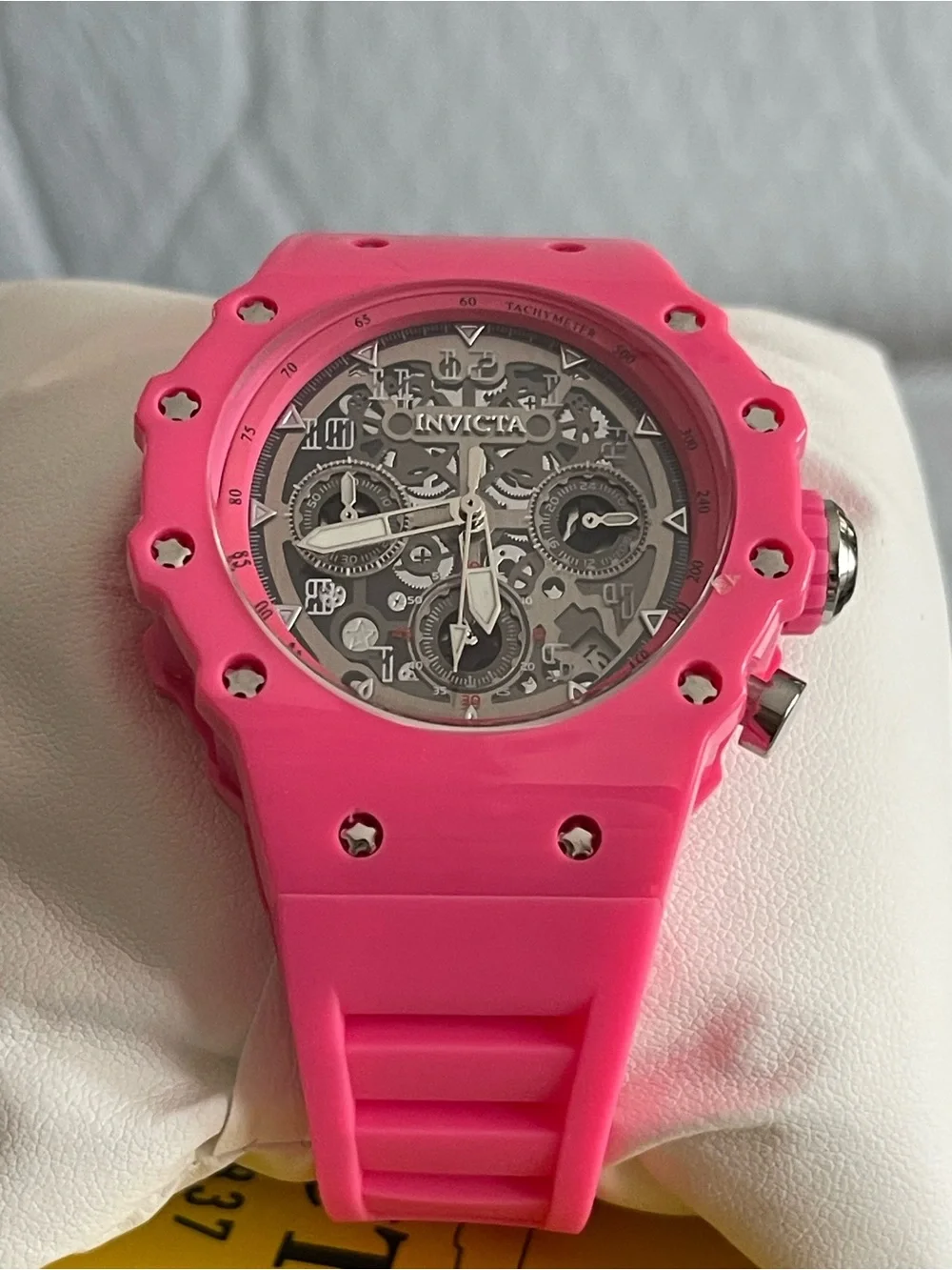 Invicta Racing Valyron Unisex Watch - 41mm, Pink (69623) new